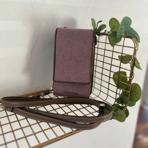 Pafois lavender mini crossbody bag wallet